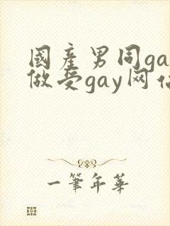 国产男同gay做受gay网站