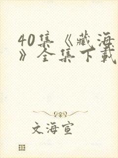 40集《藏海传》全集下载观看