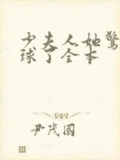 少夫人她惊艳全球了全本