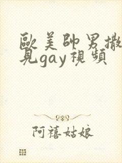 欧美帅男撒尿可见gay视频