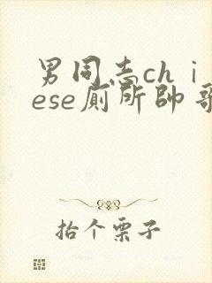 男同志chⅰnese厕所帅哥