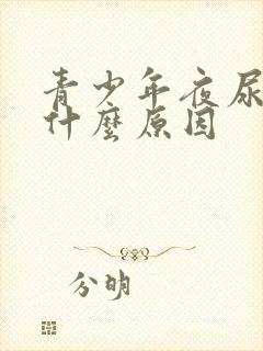 青少年夜尿多是什么原因