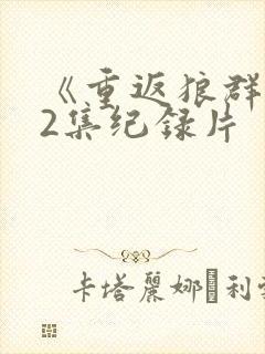 《重返狼群》12集纪录片封面