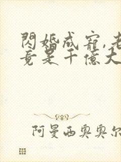 闪婚成宠,老公竟是千亿大佬 烦凡酱