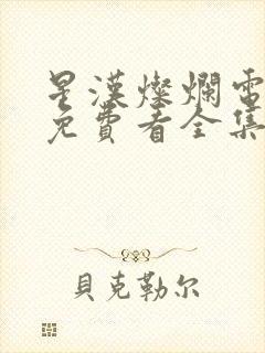 星汉灿烂电视剧免费看全集完整版