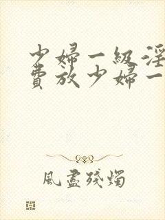 少妇一级淫片免费放少妇一级