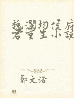 魏澜均侯府老封君重生小说