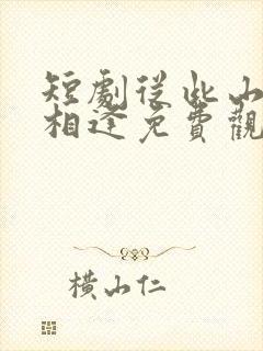短剧从此山水不相逢免费观看全集