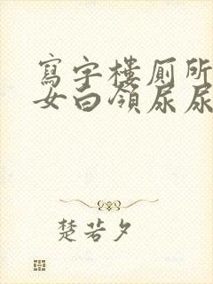 写字楼厕所偷拍女白领尿尿封面