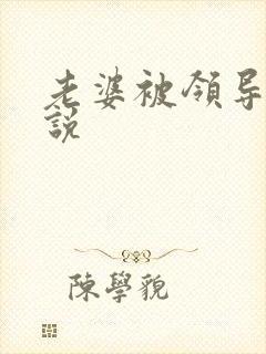 老婆被领导操小说