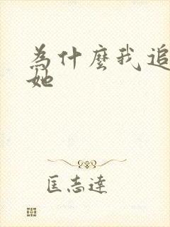 为什么我追不上她封面