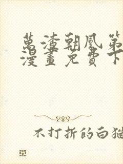 万渣朝凰第五季漫画免费下拉式