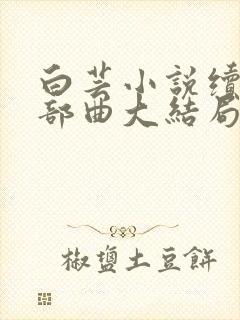 白芸小说续写三部曲大结局封面