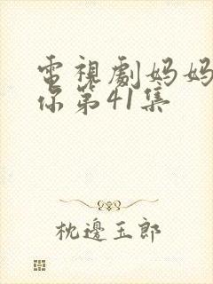 电视剧妈妈在等你第41集封面