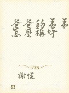 爸爸的弟弟老婆怎么称呼