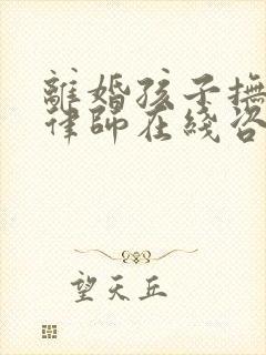 离婚孩子抚养权律师在线咨询