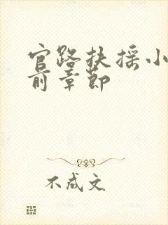 官路扶摇小说超前章节