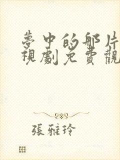 梦中的那片海电视剧免费观看全集在线播放封面