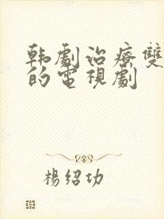 韩剧治疗双男主的电视剧封面