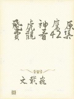 飞虎神鹰原版免费观看42集全