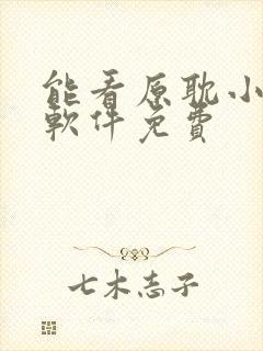 能看原耽小说的软件免费