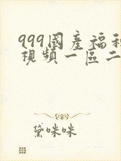 999国产福利视频一区二区三区