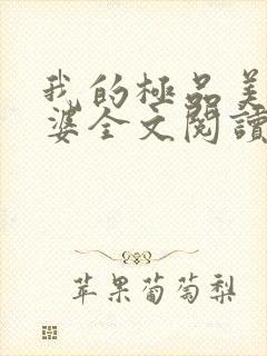 我的极品美女老婆全文阅读免费