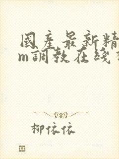 国产最新精品sm调教在线视频