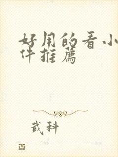 好用的看小说软件推荐