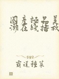 国产极品美女高潮在线播放