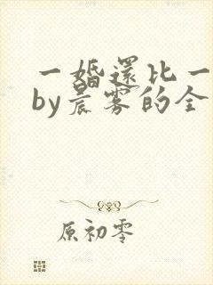 一婚还比一婚高by晨雾的全文阅读封面