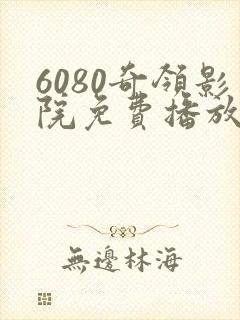 6080奇领影院免费播放电视剧