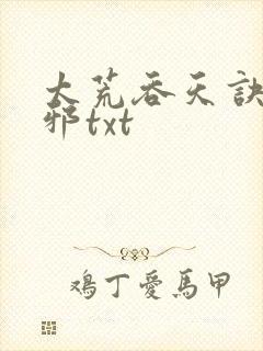 太荒吞天诀柳无邪txt