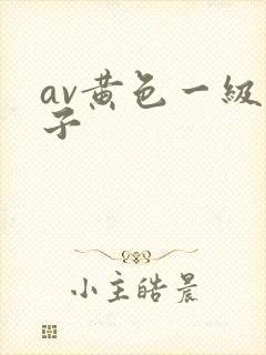av黄色一级片子