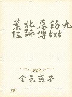 叶北辰的九十九位师傅txt