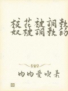 校花被调教成贱奴被调教的小说