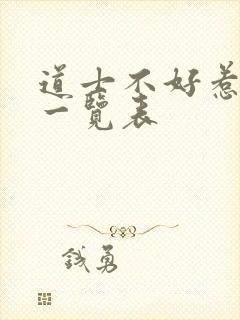 道士不好惹境界一览表