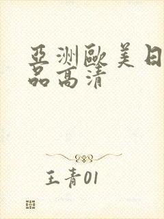 亚洲欧美日韩精品高清