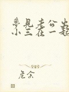 梦见老公出轨和小三在一起封面