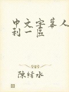 中文字幕人妻福利一区封面