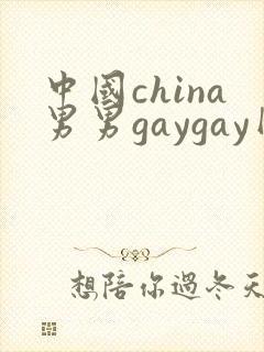 中国china男男gaygay网站