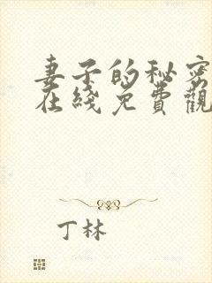 妻子的秘密电影在线免费观看封面