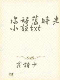 你好旧时光原著小说txt封面