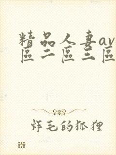 精品人妻av一区二区三区