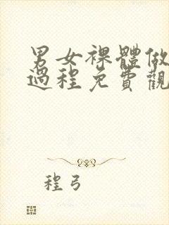 男女裸体做爰全过程免费观看