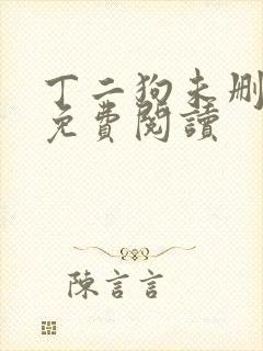 丁二狗未删减版免费阅读