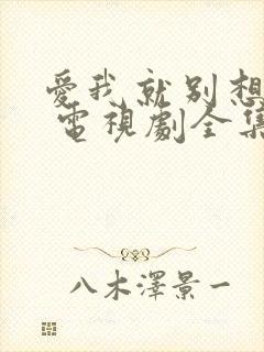 爱我就别想太多 电视剧全集免费观看