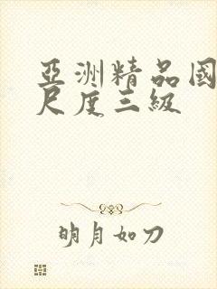 亚洲精品国产大尺度三级