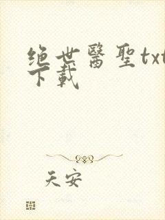 绝世医圣txt下载