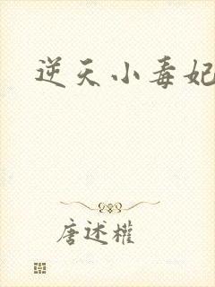 逆天小毒妃小说